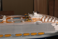 customized model of Harmony of the Seas (world largest cruiseship)